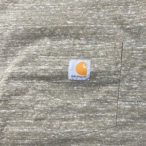 Carhartt men’s standard pocket T original fit (L), washed, worn a lot.